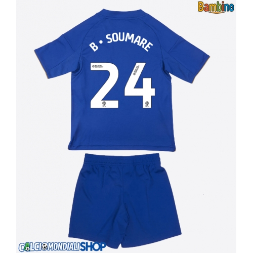 Maglie da calcio Leicester City Boubakary Soumare #24 Prima Maglia Bambino 2025-26 Manica Corta + Pantaloni corti)